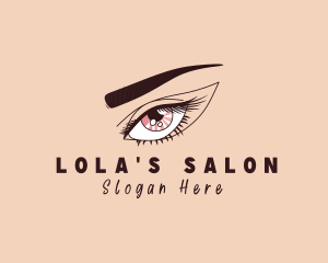 Eyelash Salon Cosmetic logo design