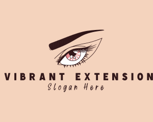 Eyelash Salon Cosmetic logo design