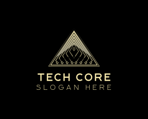 Tech Pyramid Developer logo design