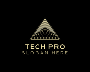 Tech Pyramid Developer logo design