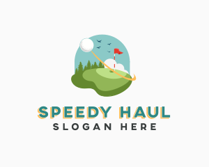 Sports Golf Course Field Logo