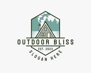 Cabin Camping House logo design