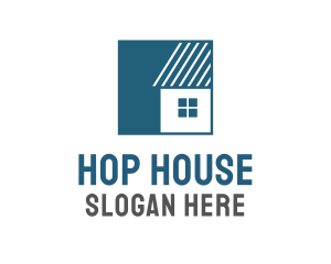 House Roof Stripes logo design