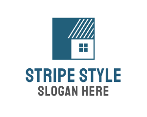 House Roof Stripes logo design