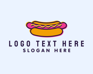 Glitch Hot Dog Diner logo