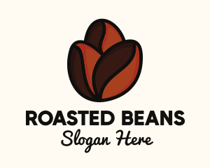 Roasted Coffee Beans logo design