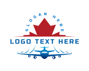 Plane Maple Leaf Travel logo