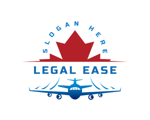 Plane Maple Leaf Travel logo