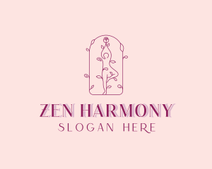 Yoga Holistic Zen logo design