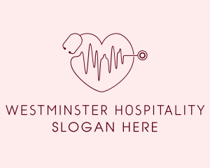 Heart Physician Statoscope logo design