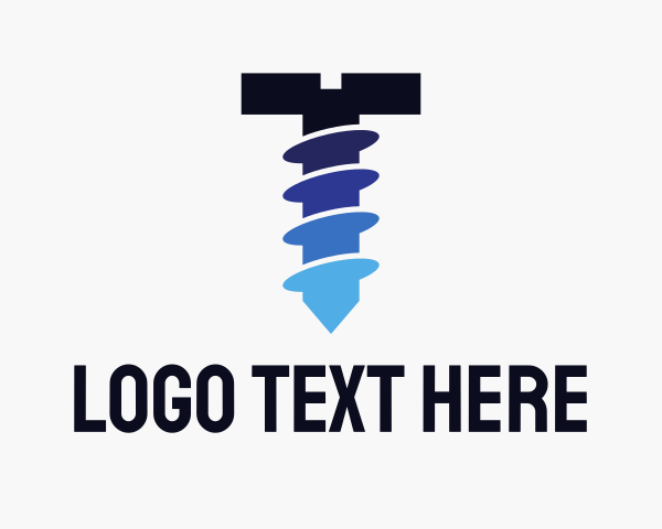 Screw logo example 1
