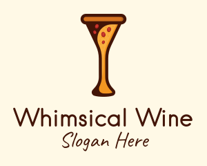 Pizza Cocktail Glass logo design