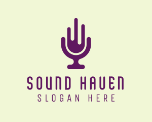 Audio Microphone Podcast logo