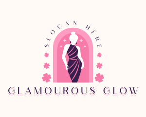 Fashionista Gown Stylist logo design