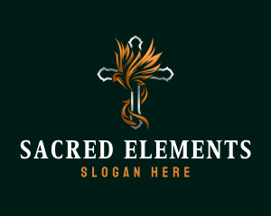 Sacred Cross Dove logo