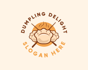 Chopstick Dim Sum Dumpling logo design