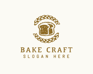 Wheat Loaf Breakfast logo design