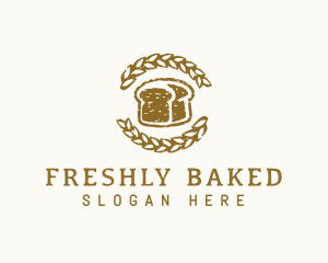 Wheat Loaf Breakfast logo design