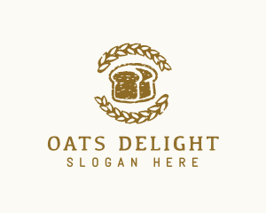 Wheat Loaf Breakfast logo design