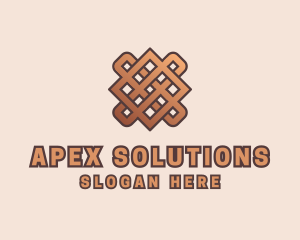 Woven Handicraft Pattern logo design