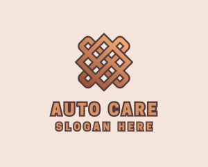 Woven Handicraft Pattern logo design