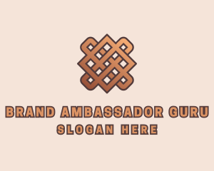 Woven Handicraft Pattern logo design