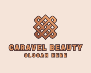 Woven Handicraft Pattern logo design