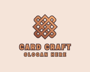 Woven Handicraft Pattern logo design