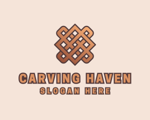 Woven Handicraft Pattern logo design