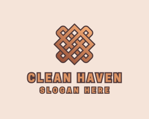 Woven Handicraft Pattern logo design