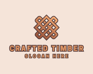 Woven Handicraft Pattern logo design