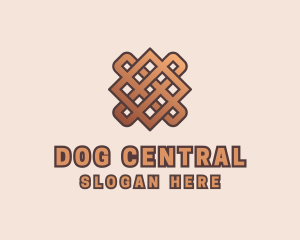 Woven Handicraft Pattern logo design