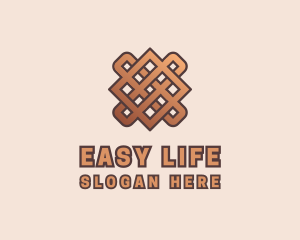 Woven Handicraft Pattern logo design