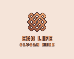 Woven Handicraft Pattern logo design