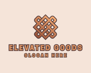 Woven Handicraft Pattern logo design