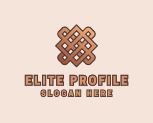 Woven Handicraft Pattern logo design