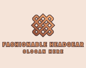 Woven Handicraft Pattern logo design