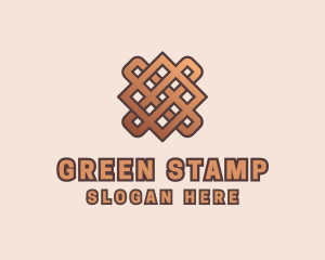 Woven Handicraft Pattern logo design