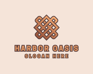 Woven Handicraft Pattern logo design