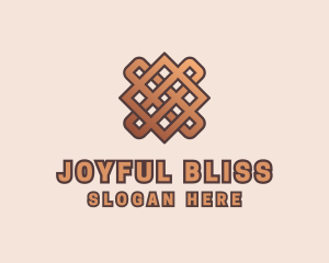 Woven Handicraft Pattern logo design