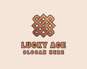 Woven Handicraft Pattern logo design