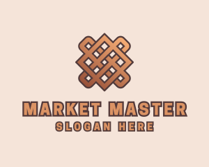 Woven Handicraft Pattern logo design