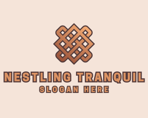 Woven Handicraft Pattern logo design