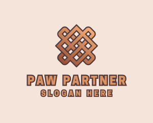 Woven Handicraft Pattern logo design