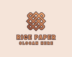 Woven Handicraft Pattern logo design