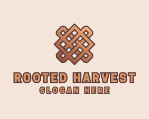 Woven Handicraft Pattern logo design