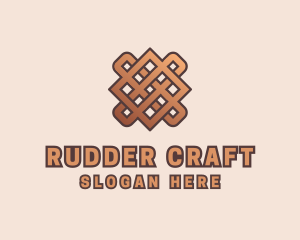 Woven Handicraft Pattern logo design