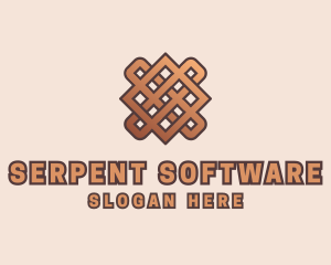 Woven Handicraft Pattern logo design