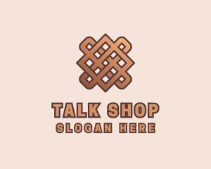 Woven Handicraft Pattern logo design