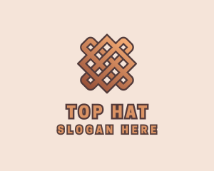 Woven Handicraft Pattern logo design